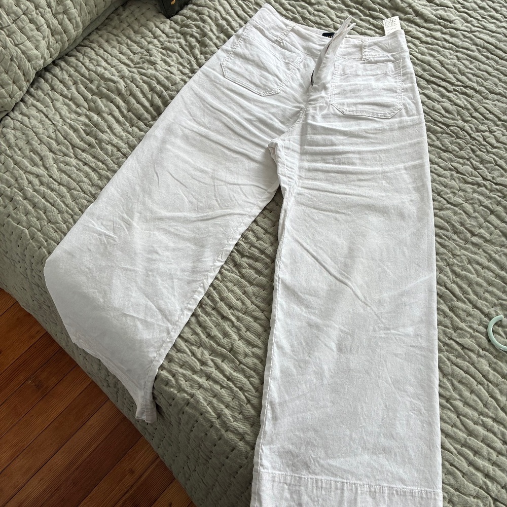 The Colette Crop Wide-Leg Pants by Maeve Size 26